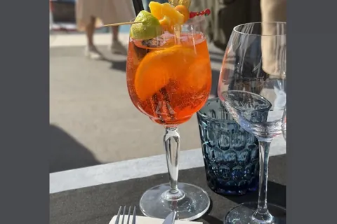 A plate served at La Voûte