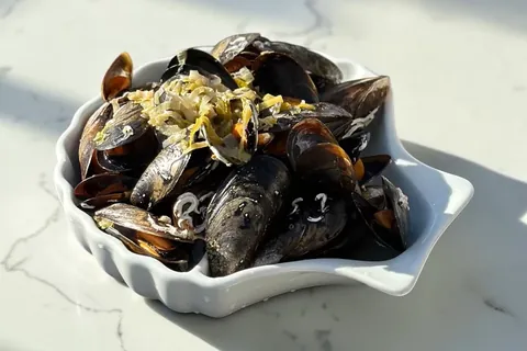 A plate served at La Voûte