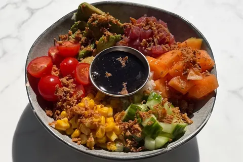 A plate served at La Voûte